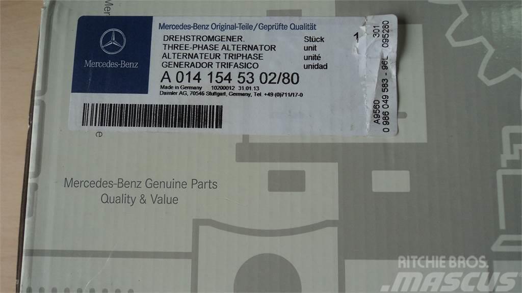 Mercedes-Benz ALTERNADOR MB A0141545302/80 Náhradné diely nezaradené
