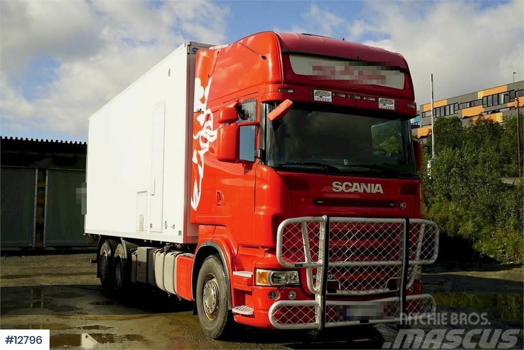 Scania R480 6x2 box truck Skriňová nadstavba