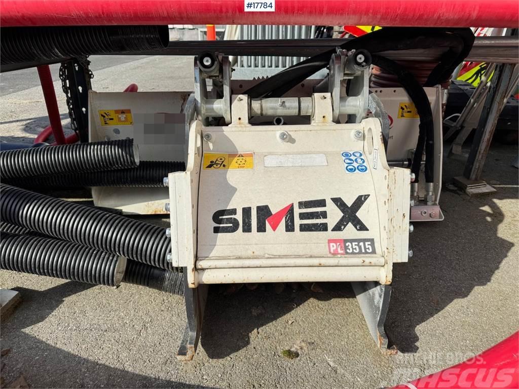 Simex PL3515 Asphalt cutter for wheel loader Ďalšie komponenty