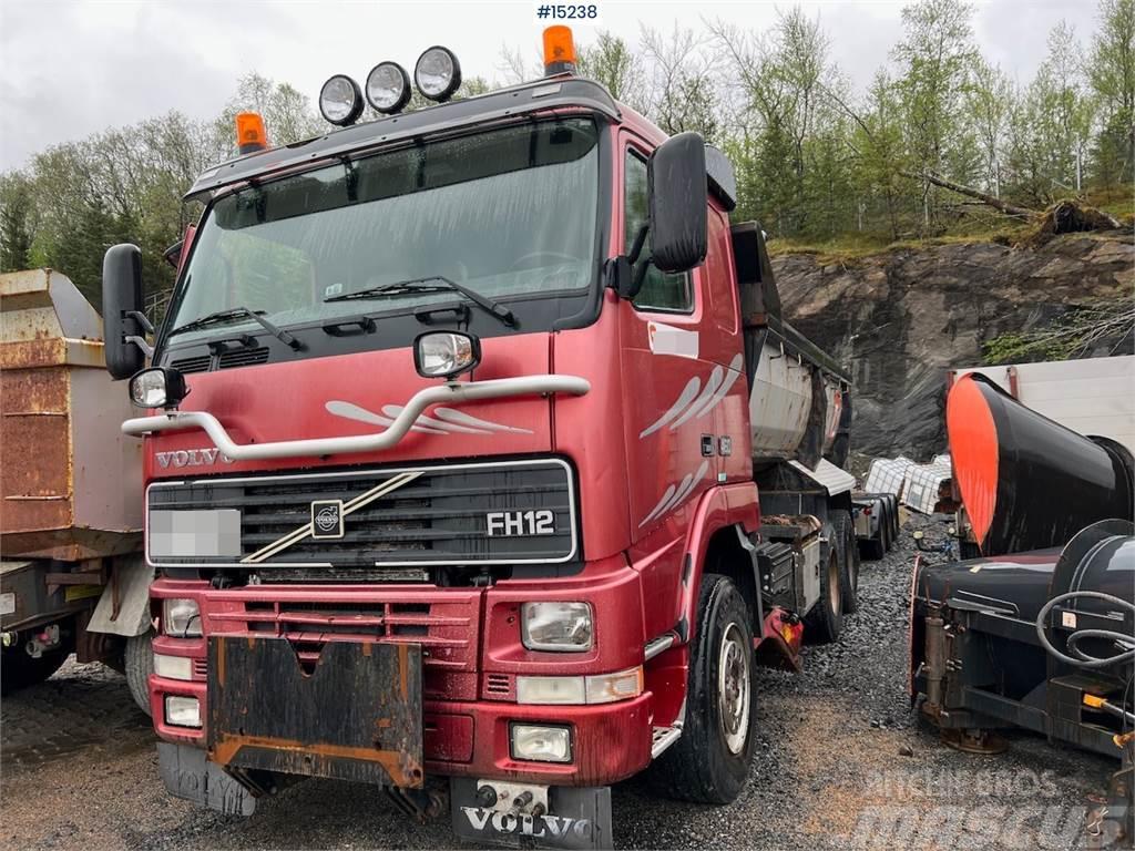 Volvo FH12 Tipper 6x2 w/ plowing rig and underlying shea Sklápače