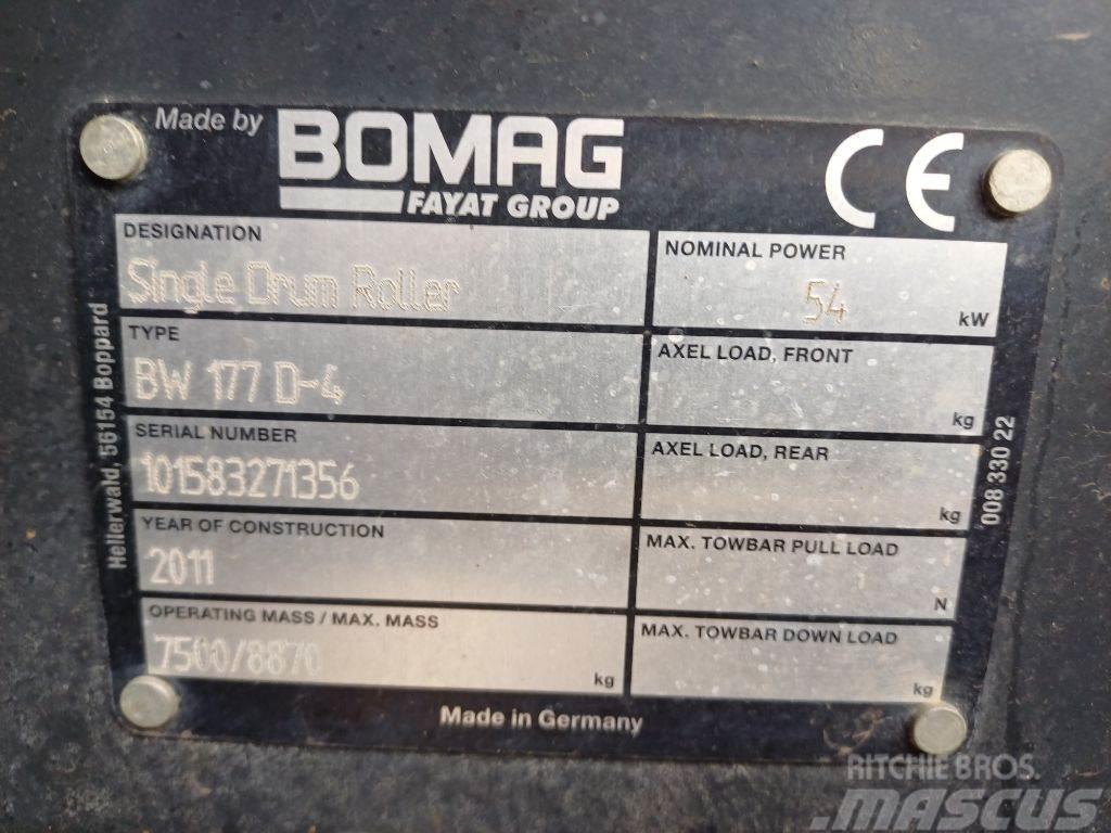 Bomag BW 177 D-4 Ťahačové valce