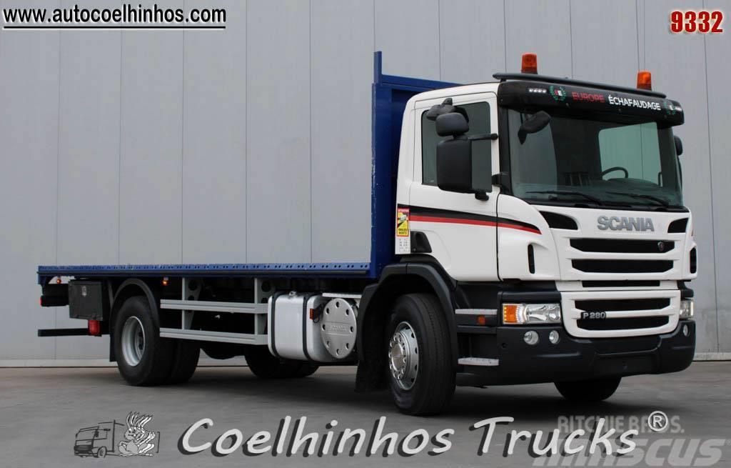 Scania P 280 Plošinové nákladné automobily/nákladné automobily so sklápacími bočnicami