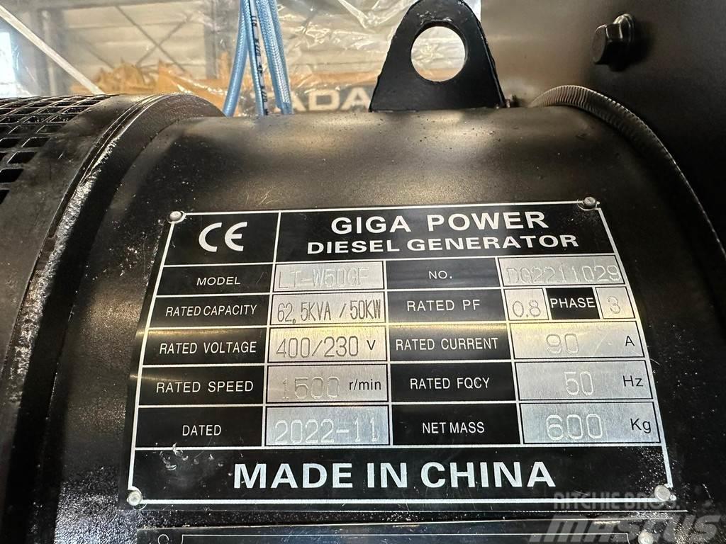  Giga power LT-W50GF 62.50KVA open set Ostatné generátory