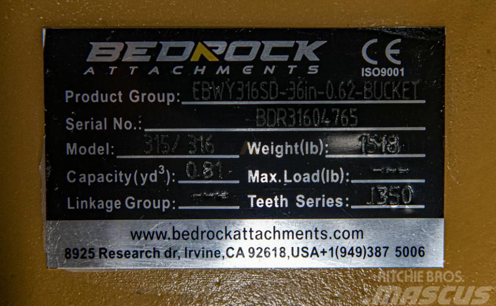 CAT 36" Severe Rock Bucket CAT 315D/F,316E/F,318D2/F Ďalšie komponenty