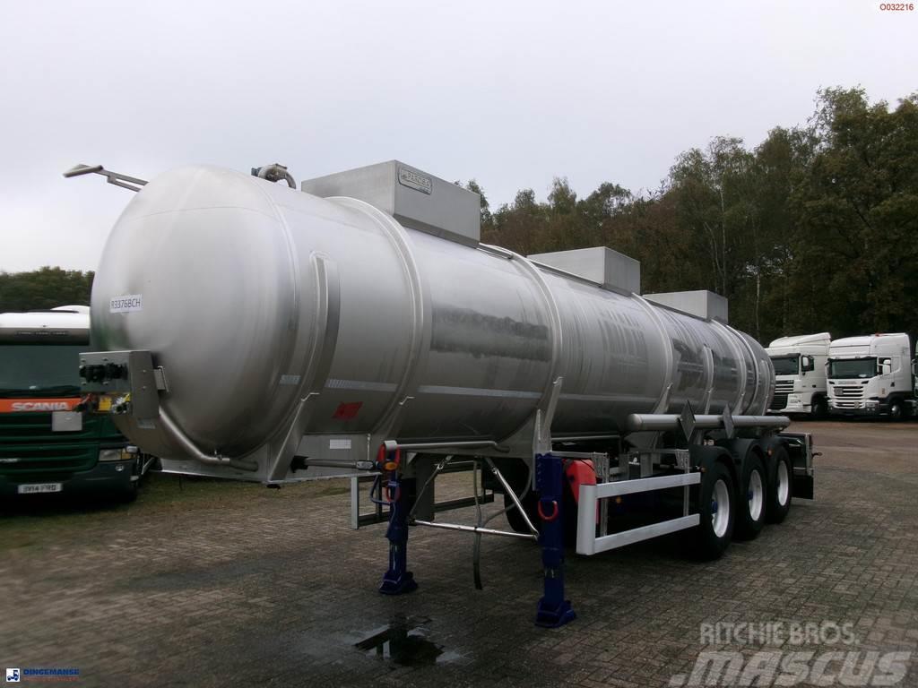  Parcisa Chemical tank inox L4BH 21.2 m3 / 1 comp + Cisternové návesy
