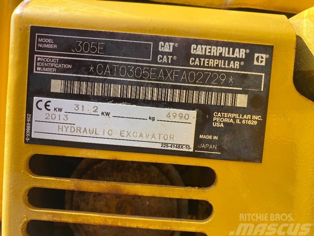 CAT 305 E CR Mini excavators < 7t (Mini diggers)