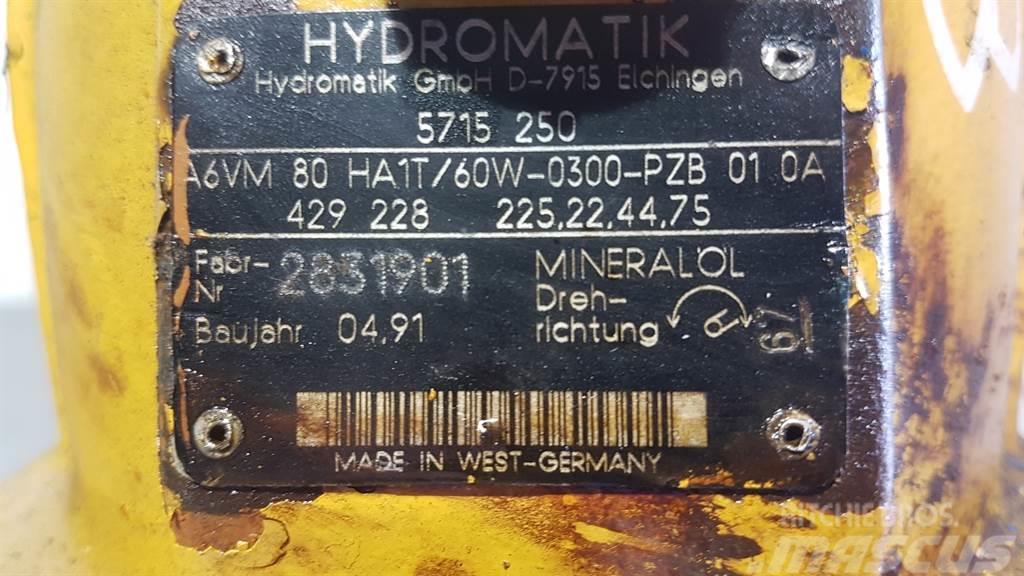 Hydromatik A6VM80HA1T/60W - Drive motor/Fahrmotor/Rijmotor Hydraulika