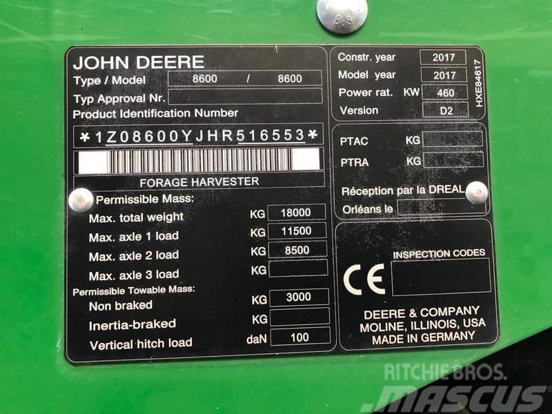 John Deere 8600 inklusive Garantie, inklusive Zinssubventioni Ďalšie poľnohospodárske stroje