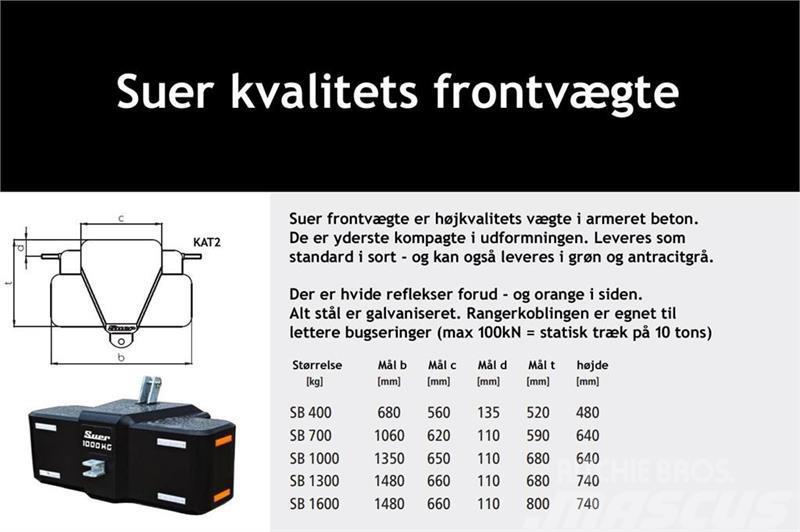  Suer  700kg kompakt frontvægt - www.suer.dk Ďalšie príslušenstvo traktorov