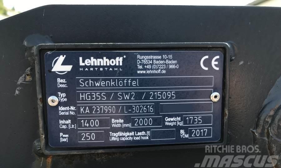 Lehnhoff 200 CM / SW25 - Schwenklöffel Hĺbkové lopaty