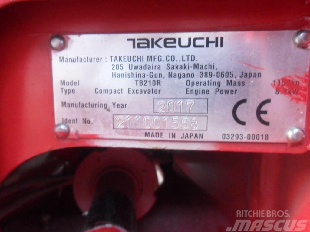Takeuchi TB210R Mini rýpadlá < 7t