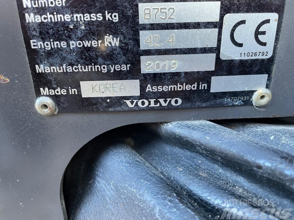 Volvo ECR 88 D Midi rýpadlá 7 t - 12 t