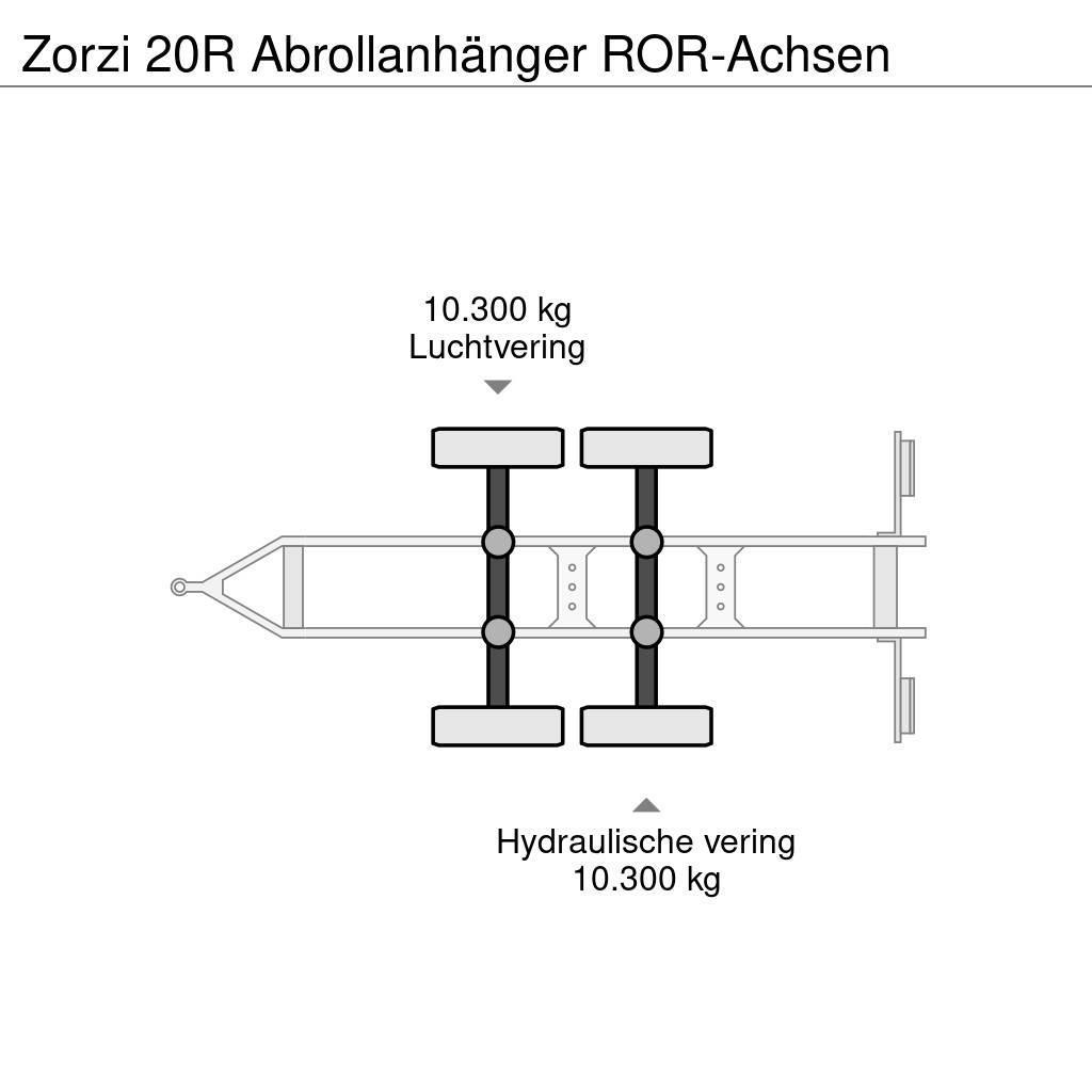 Zorzi 20R Abrollanhänger ROR-Achsen Ďalšie prívesy