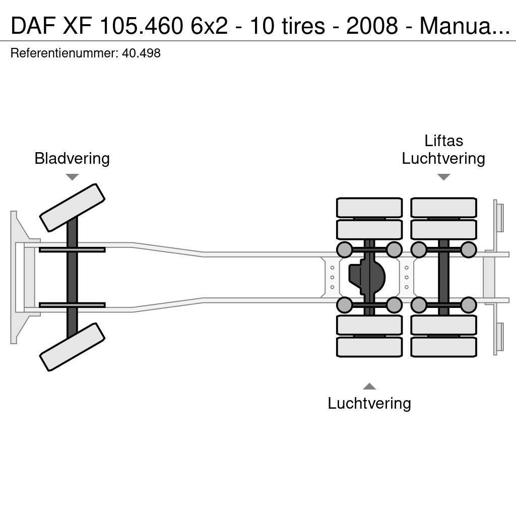 DAF XF 105.460 6x2 - 10 tires - 2008 - Manual ZF - Ret Nákladné vozidlá bez nadstavby
