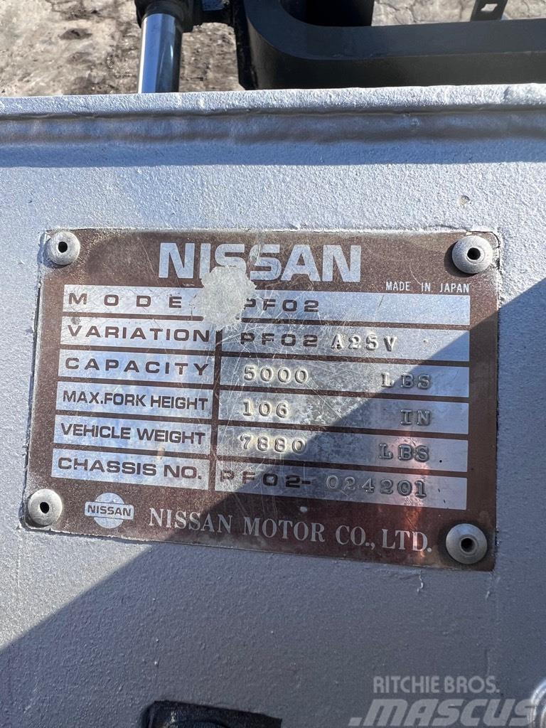Nissan PF02A25V Terénne vysokozdvižné vozíky
