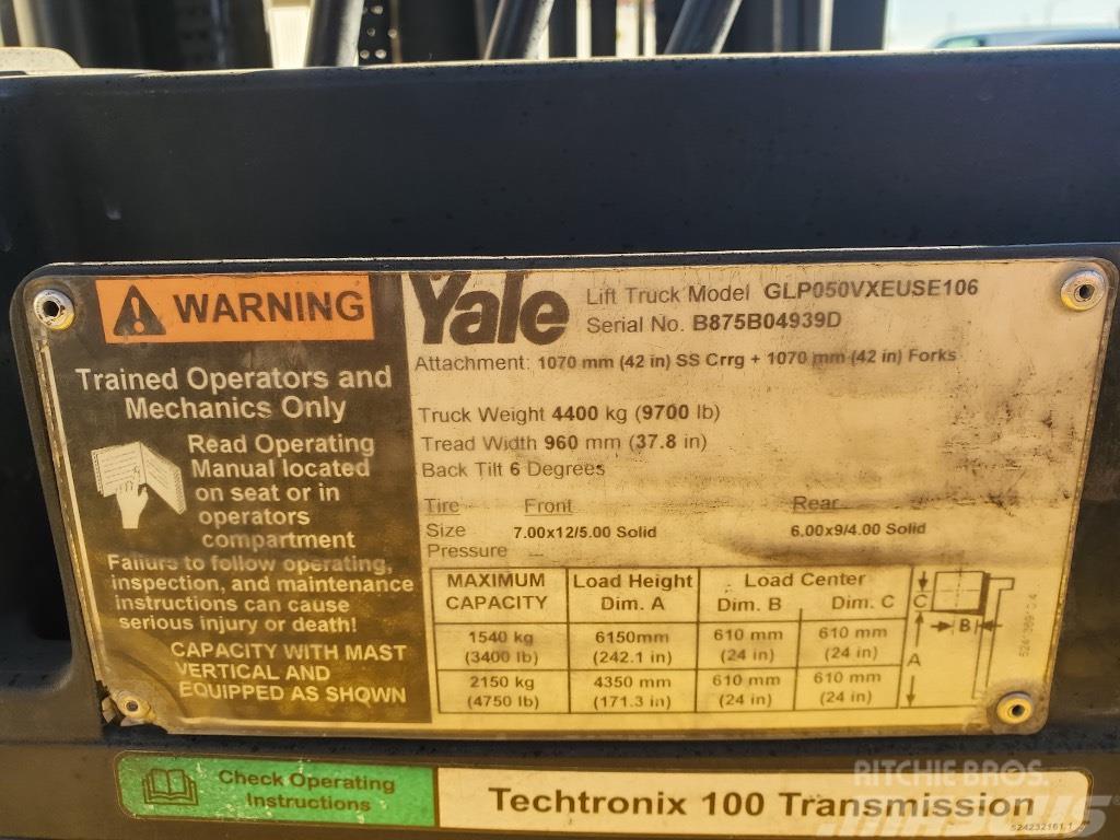 Yale GLP050VX Iné