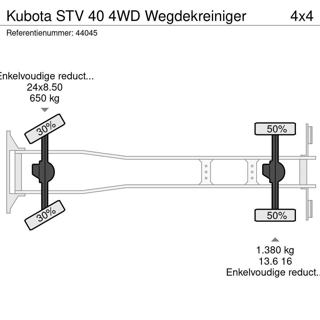 Kubota STV 40 4WD Wegdekreiniger Zametacie vozidlá