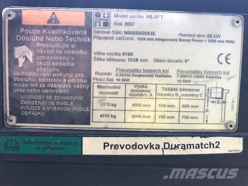 Hyster 5.5 FT Dieselové vozíky