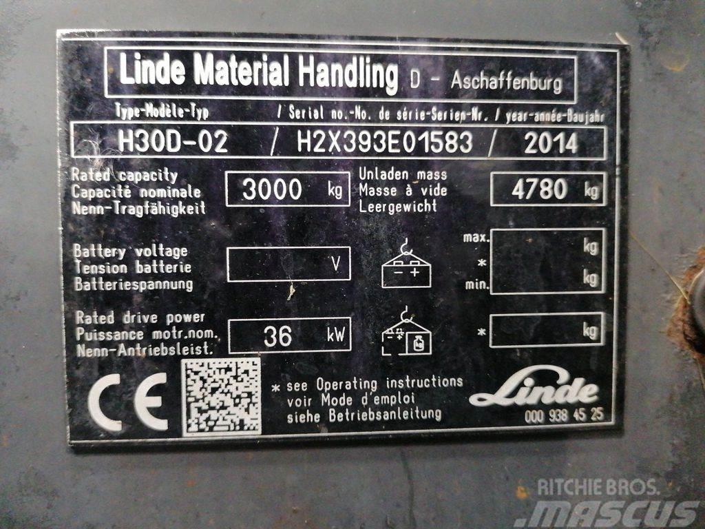 Linde H30D-02 Dieselové vozíky