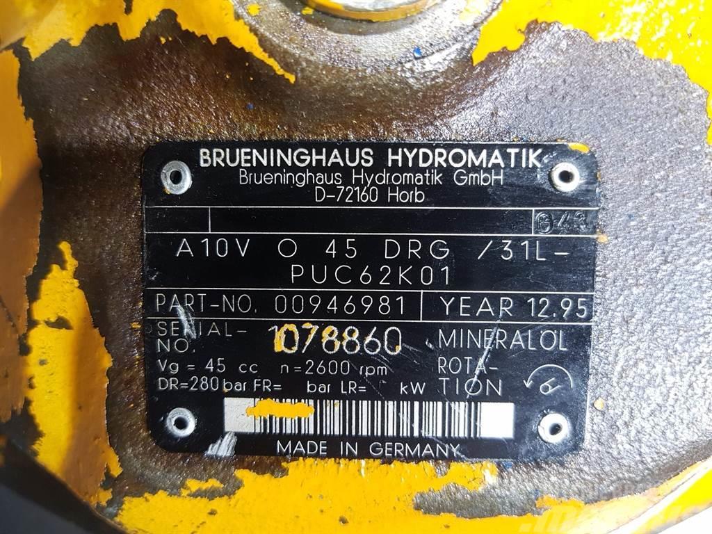 Brueninghaus Hydromatik A10VO45DRG/31L Hydraulika
