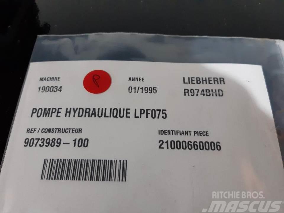 Liebherr R974BHD Hydraulika