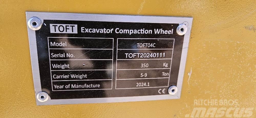  14 inch Excavator Compaction Wheel Ďalšie komponenty