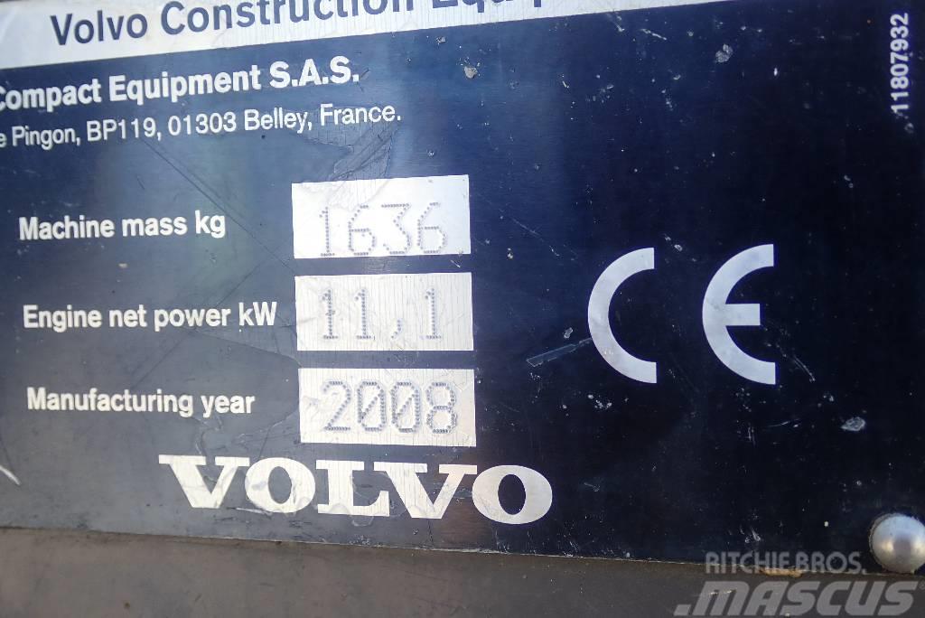 Volvo EC 15 B Mini rýpadlá < 7t