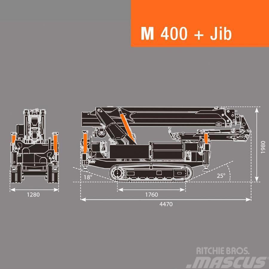 BG Lift M400 Minikraan / Mini-rupskraan / Glaskraan Minižeriavy
