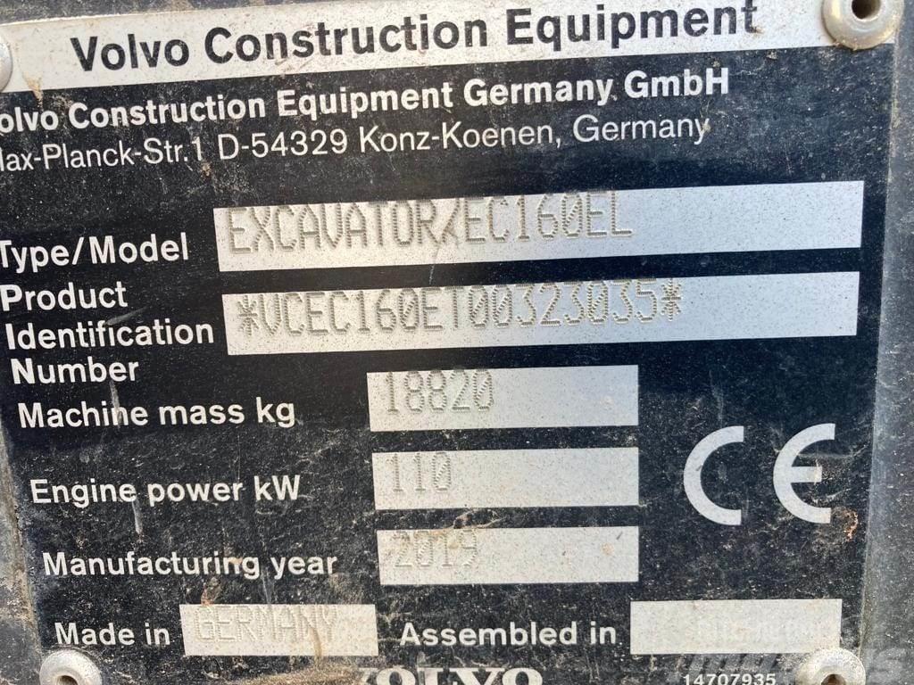 Volvo EC160EL Pásové rýpadlá