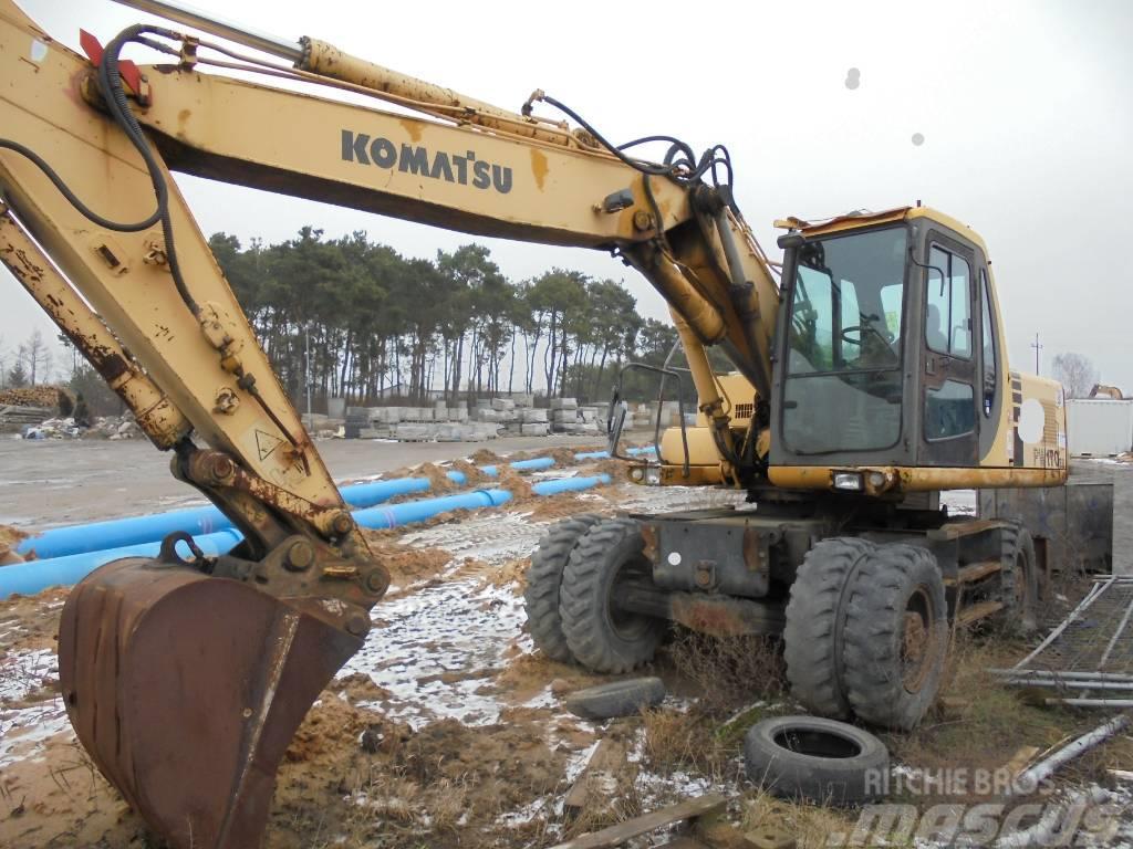 Komatsu PW 170 PW 170 Wheeled excavators