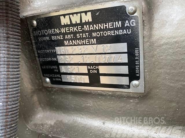 MWM TBD 232 V12 Naftové generátory