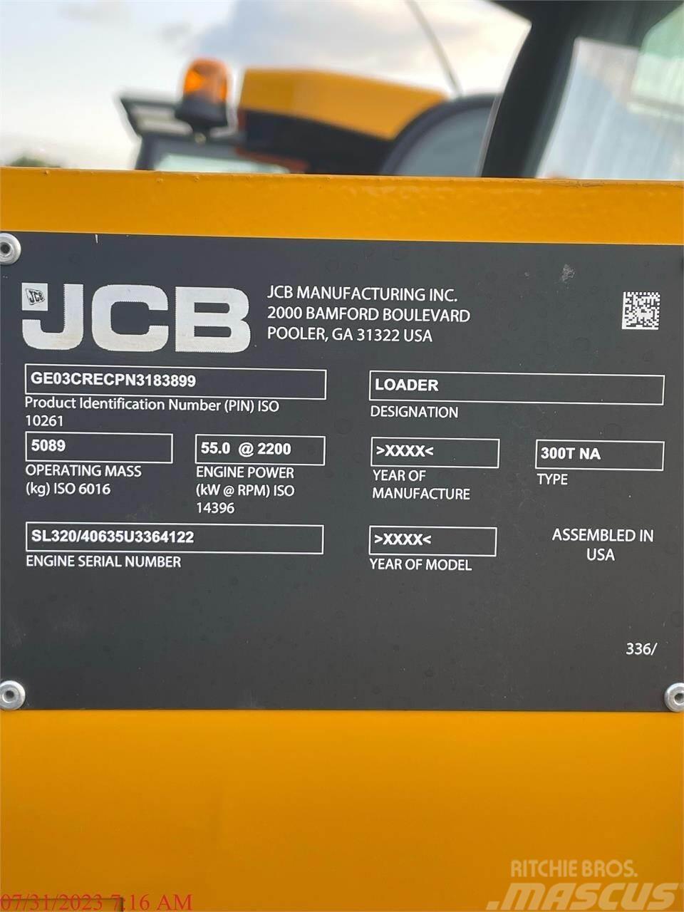 JCB 300T Šmykom riadené nakladače