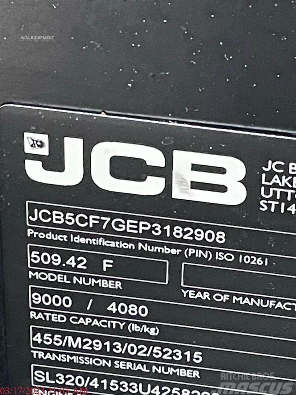 JCB 509-42 Teleskopické manipulátory