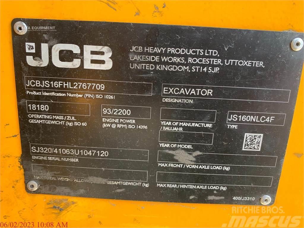 JCB JS160 Pásové rýpadlá