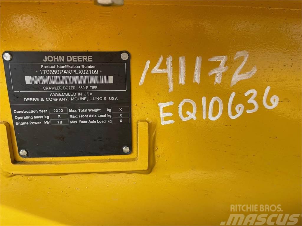 John Deere 650P LGP Pásové dozéry