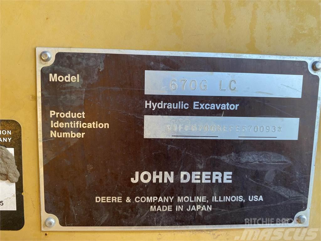 John Deere 670G LC Pásové rýpadlá