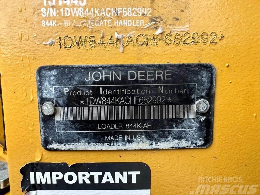 John Deere 844KIII Kolesové nakladače