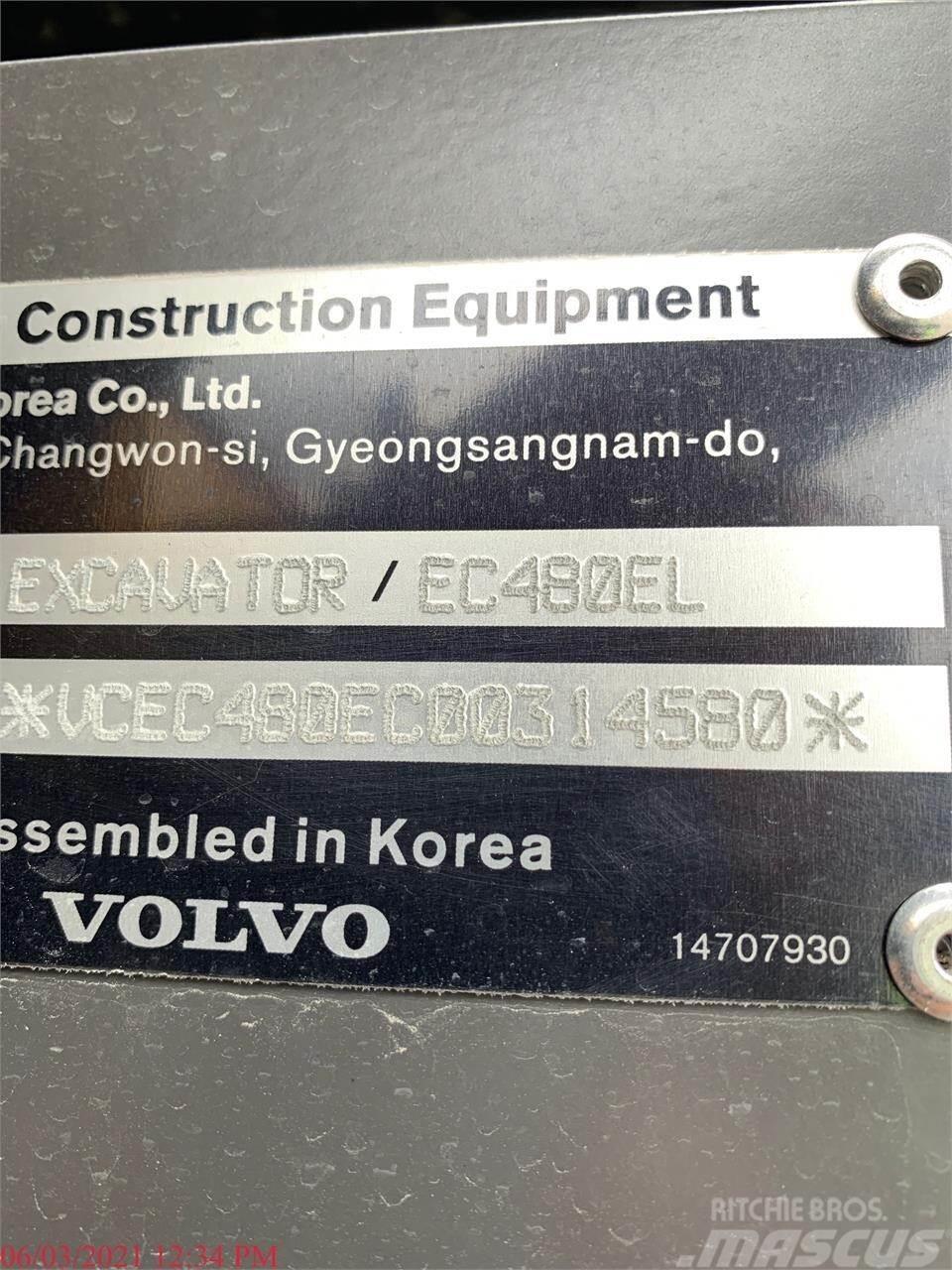 Volvo EC480EL Pásové rýpadlá