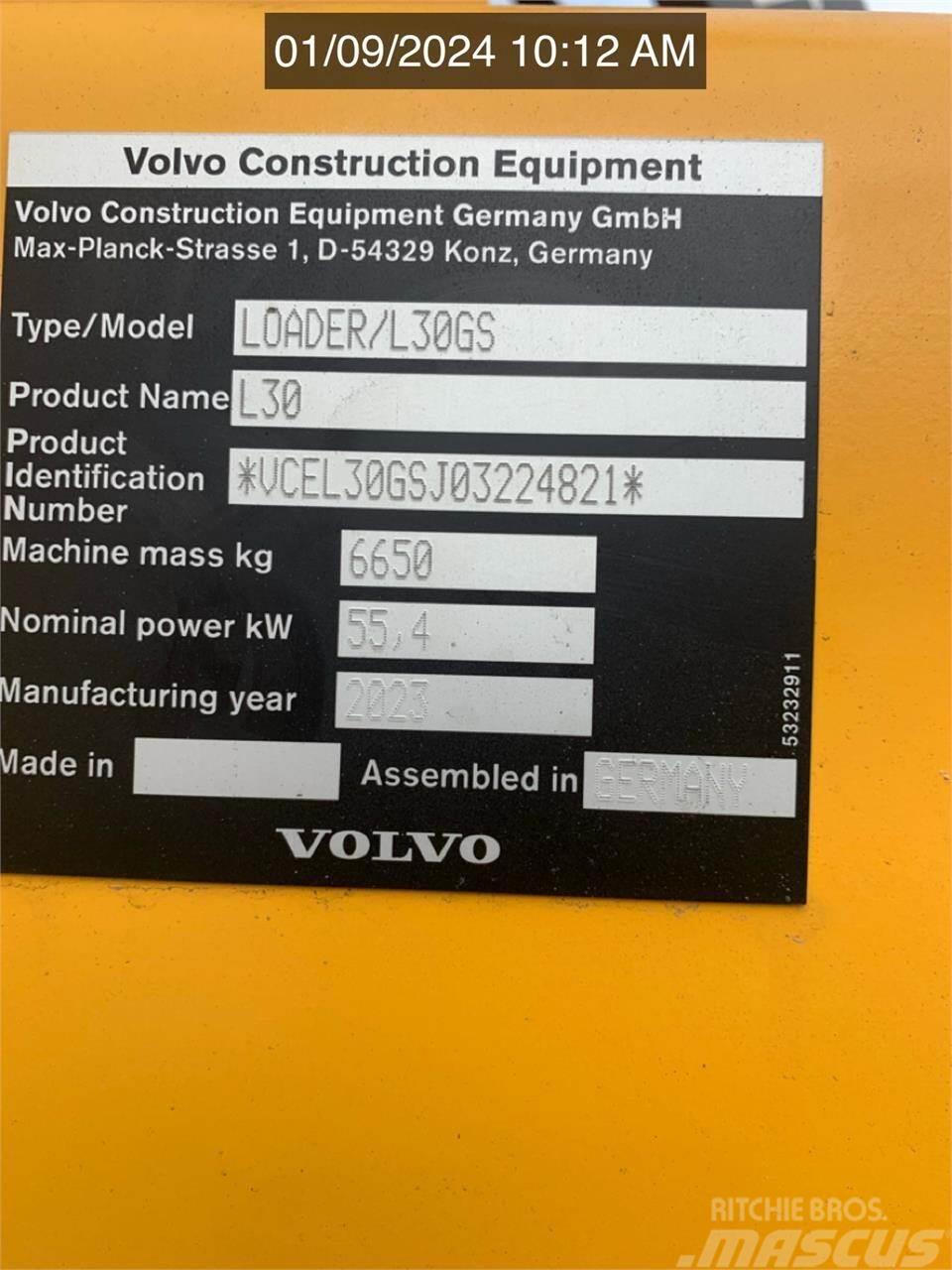 Volvo L30GS Kolesové nakladače