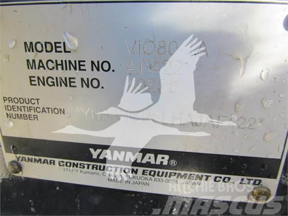 Yanmar VIO80-1A Pásové rýpadlá