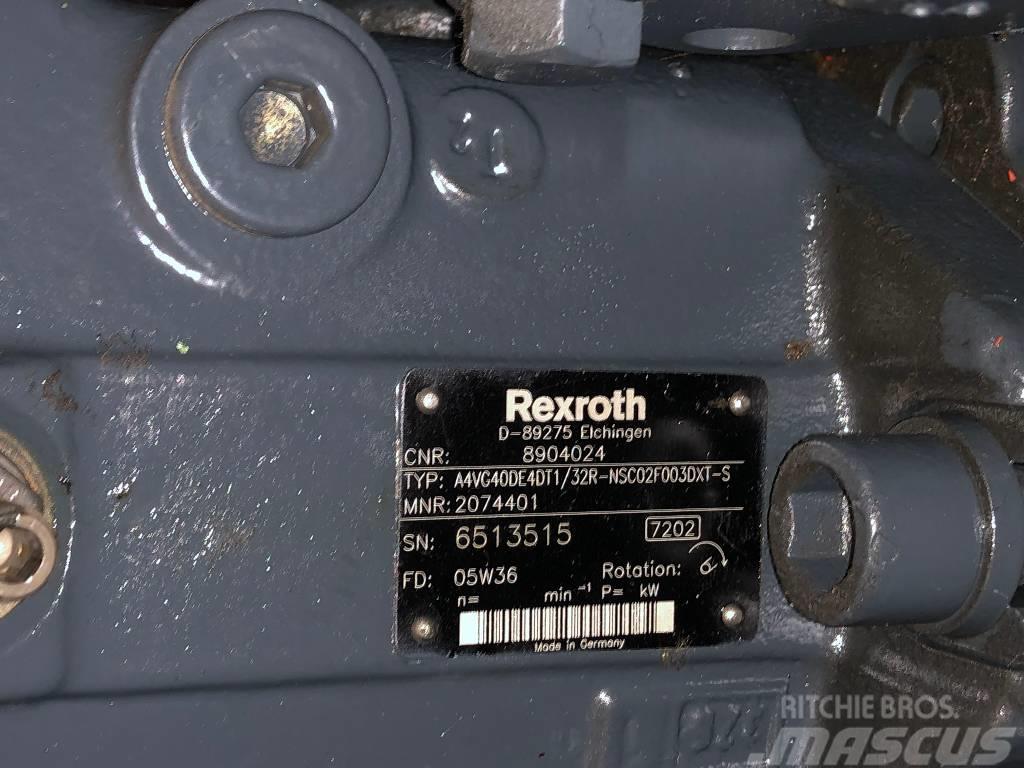 Rexroth A4VG40DE4DT1/32R-NSC02F003DXT-S Ďalšie komponenty