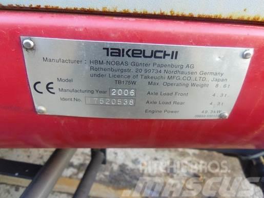 Takeuchi TB175W MINI EXCAVATOR. THIS MACHINE IS FIRE DAMA Mini rýpadlá < 7t
