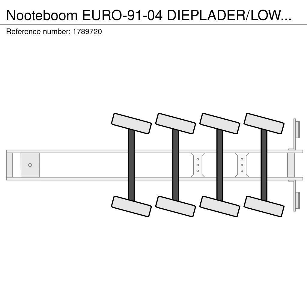 Nooteboom EURO-91-04 DIEPLADER/LOWLOADER/TIEFLADER Podvalníkové návesy