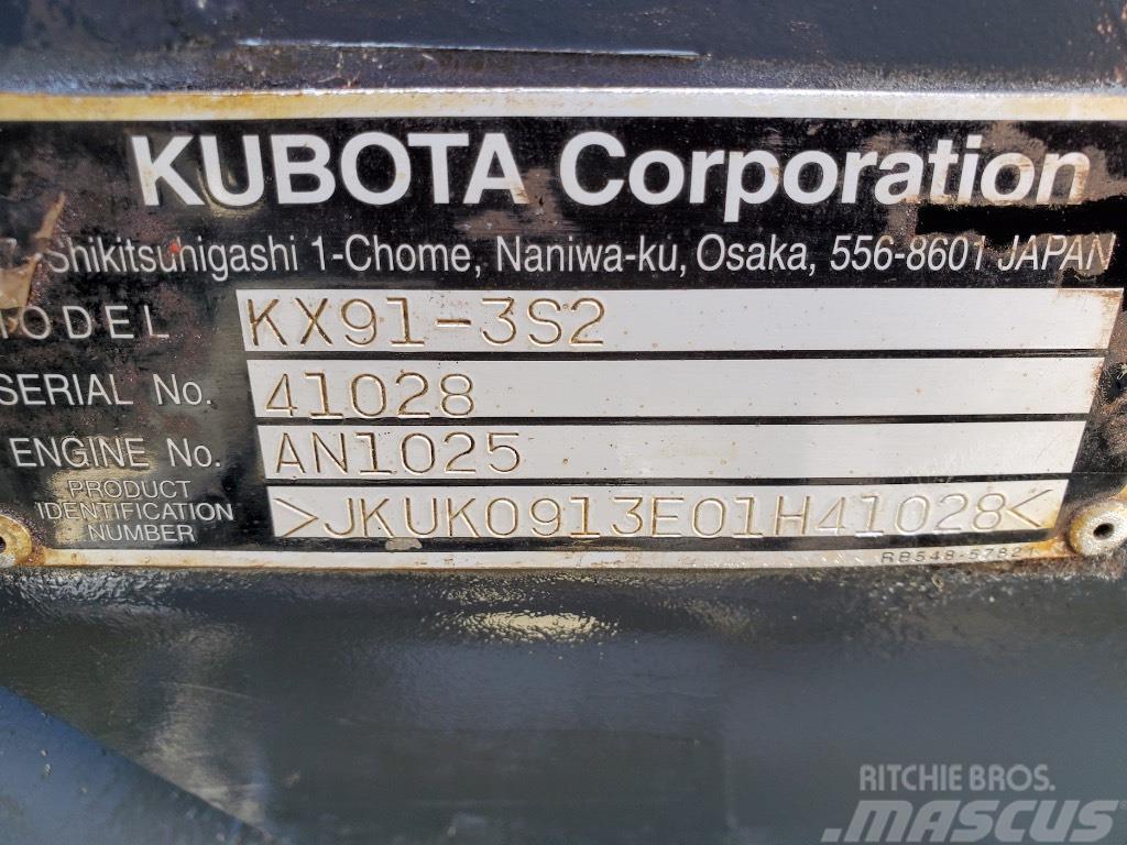 Kubota KX 91-3 S2 Mini rýpadlá < 7t