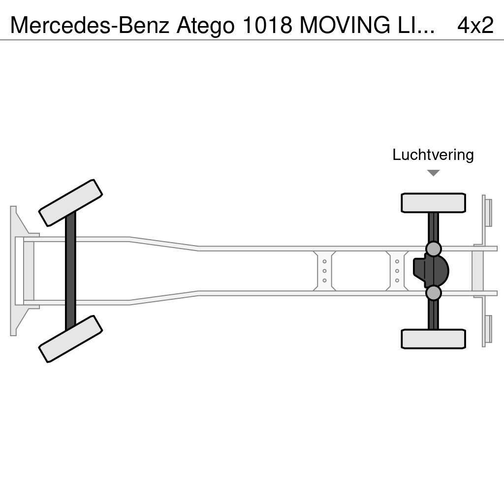Mercedes-Benz Atego 1018 MOVING LIFT - GOOD WORKING CONDITION Skriňová nadstavba