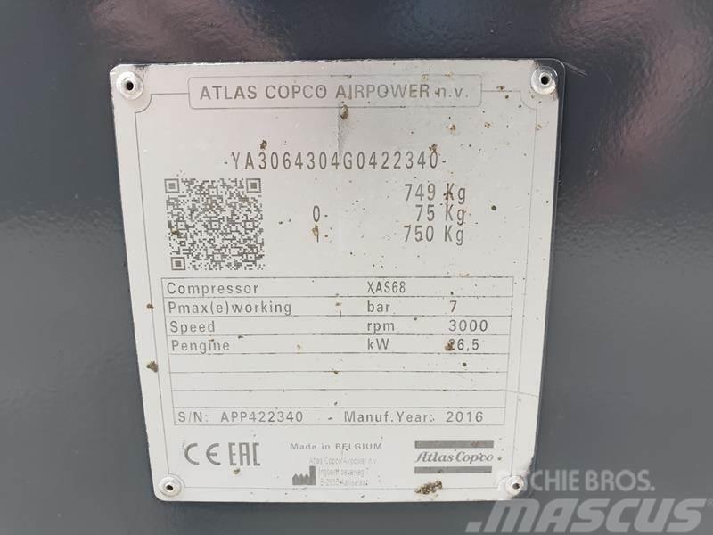 Atlas Copco XAS 68 KD Kompresory