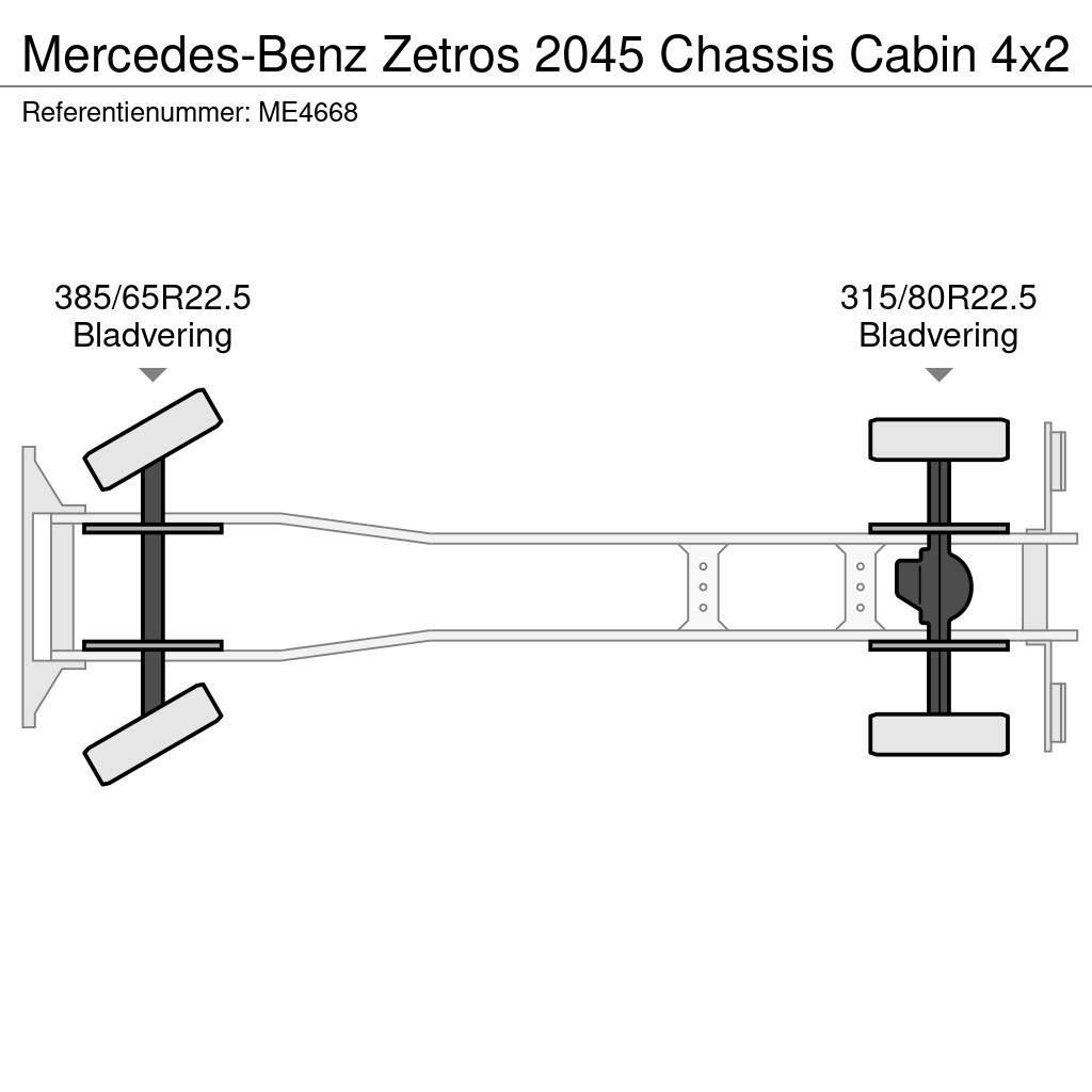 Mercedes-Benz Zetros 2045 Chassis Cabin Nákladné vozidlá bez nadstavby