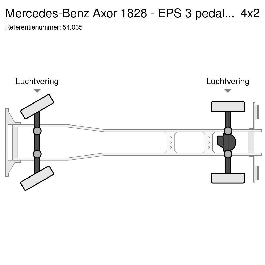 Mercedes-Benz Axor 1828 - EPS 3 pedal - Box Folding system - 54. Skriňová nadstavba