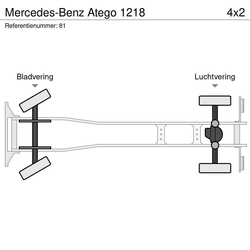 Mercedes-Benz Atego 1218 Skriňová nadstavba