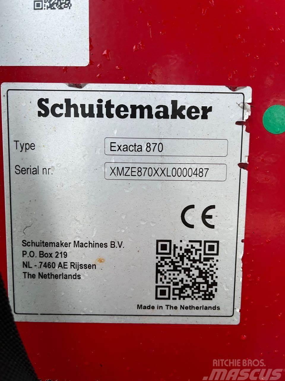 Schuitemaker Exacta 870 Iné stroje na aplikáciu hnojív a ich príslušenstvo